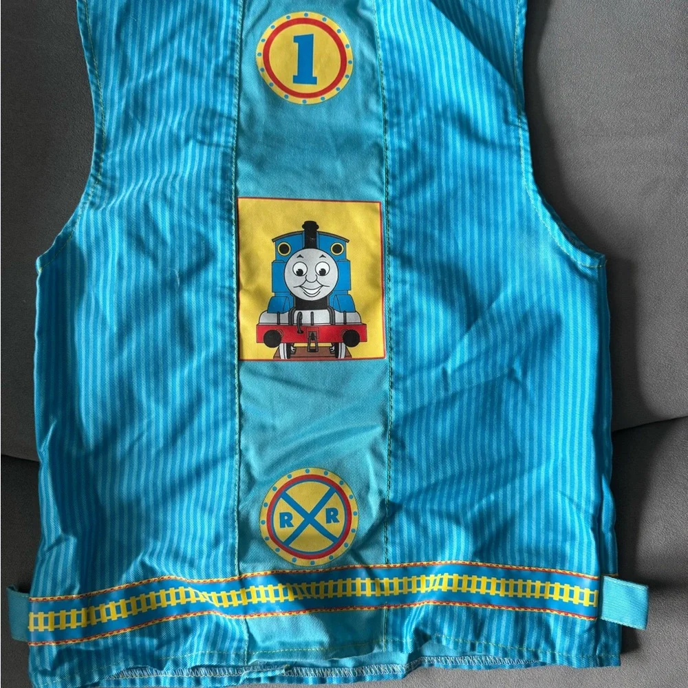 Vtg Britt Thomas‎ & Friends Boys sz 4-6 Conductor Dress Up Costume & Accessories